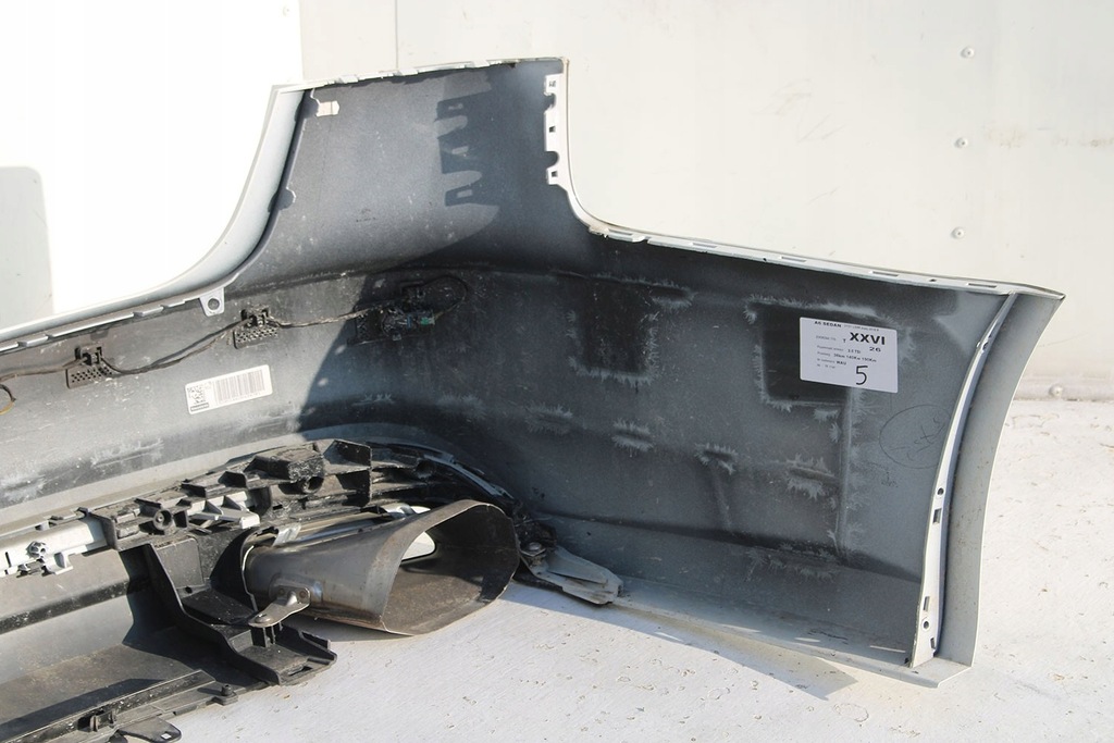 фото №14, Audi a6 sedan задняя бампер задний крышка багажника багажника 4g 4g5 лампы 2y2y ls9r biał