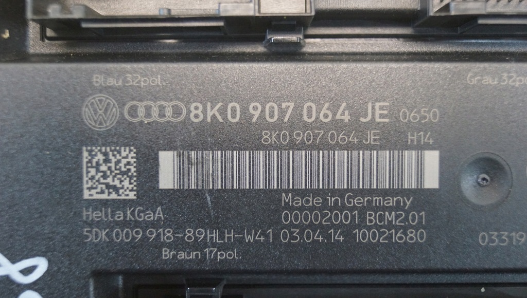 фото №8, Audi оригинальный номер 8k0907064je
