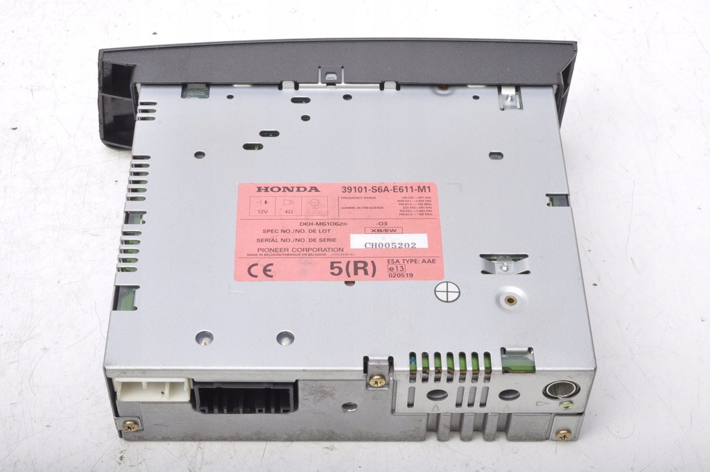 фото №4, Honda civic vii радіо cd 39101-s6a-e611-m1