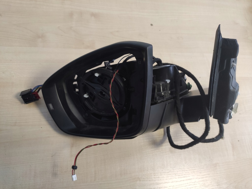 фото №1, Vw t-roc каркас зеркало левая 11 pin 2ga857933b