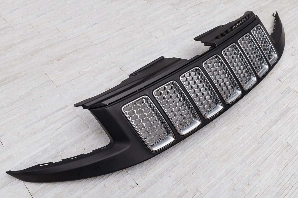 фото №10, Jeep grand cherokee wk2 14-17 kompletny бампер передний + решётка радиатора 1wl27tzzac