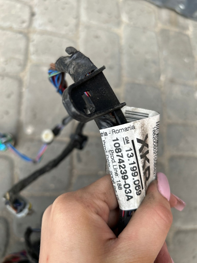 фото №5, Opel meriva a джгут двері лівий перед 13199069