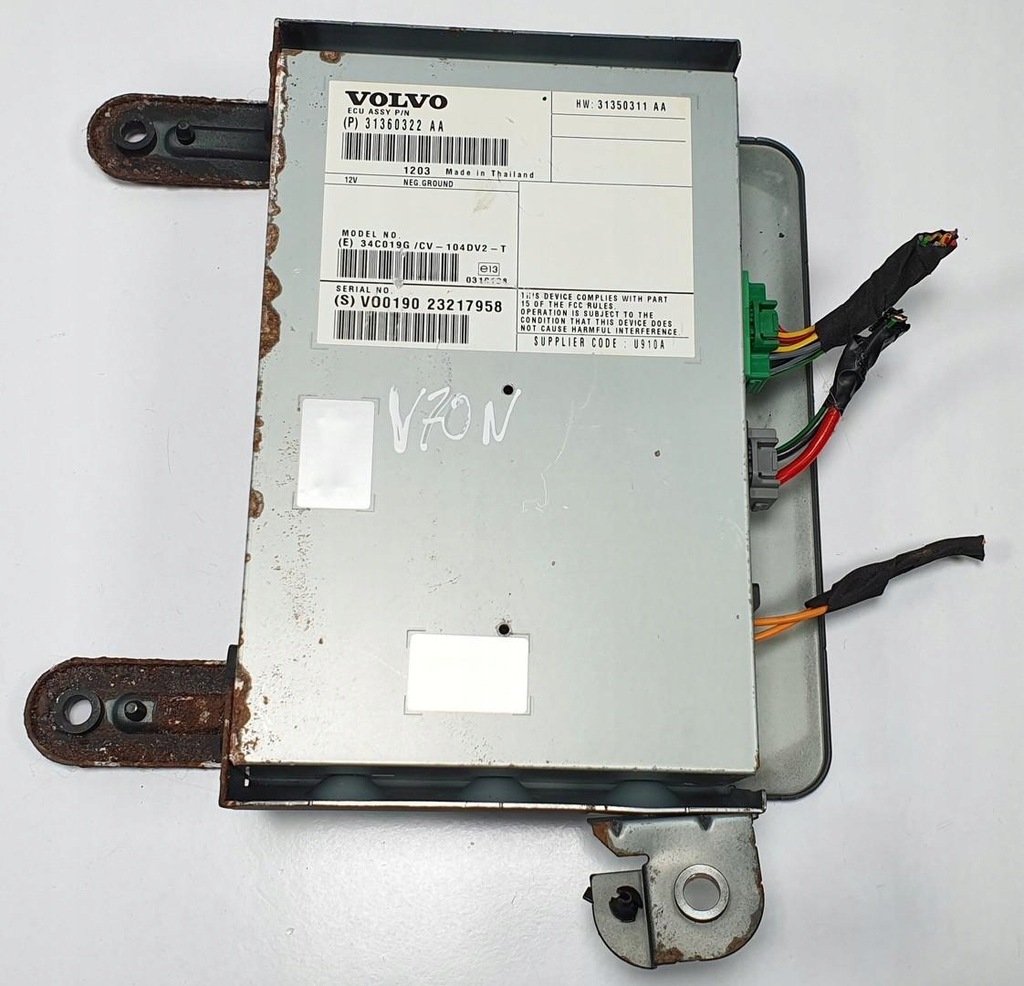 фото №1, Підсилювач радіо volvo v70 iii 31360322 31350311