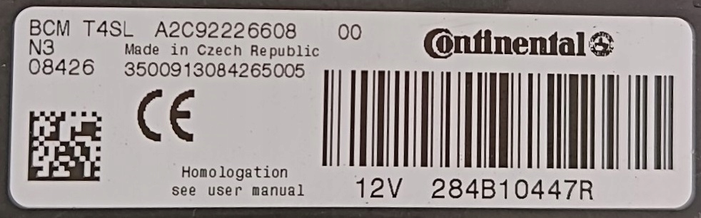 фото №3, Renault clio iv lift 19 r 900 tce набор стартовый блок управления двигателя