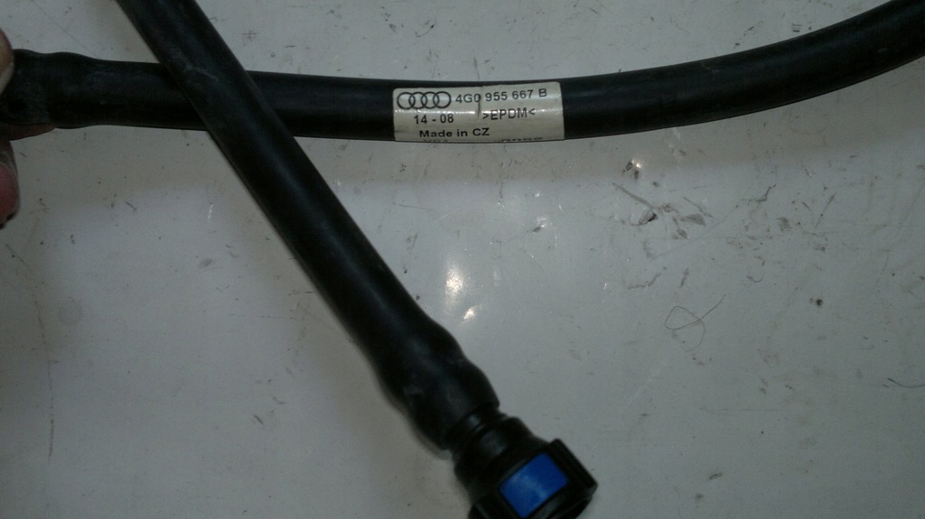 фото №6, Vw audi шланг wąż омывателя 4g0955667b