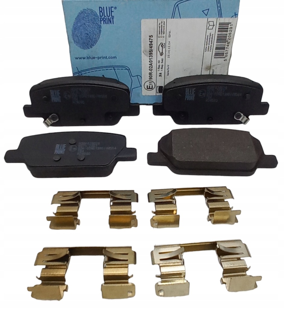 фото №1, Гальмівні колодки гальмівні osi задня blue print hyundai santa fe iii santa fe iv