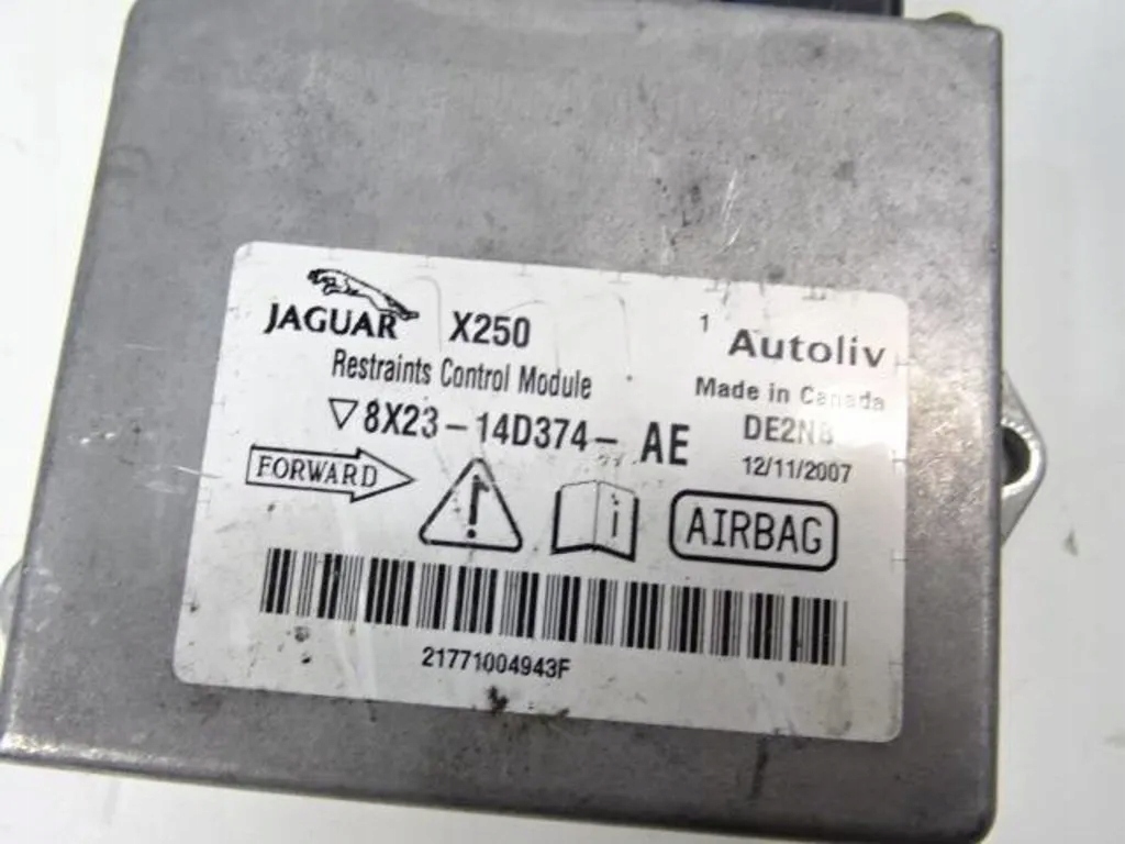 фото №10, Подушки безпеки +натягувачі jaguar xf x250 08r.