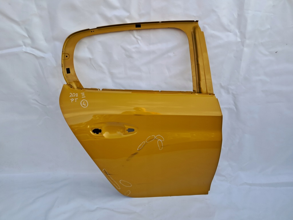 фото №1, Peugeot 208 ii дверь правый задняя задние правое 2018-