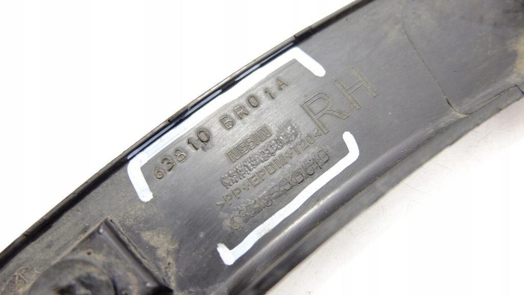 фото №10, Nissan qashqai j10 молдинг накладка крыла правый перед 63810br01a