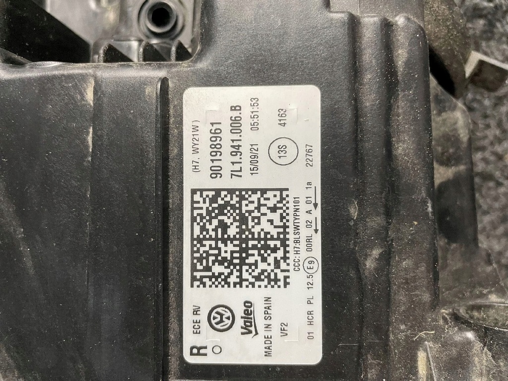 фото №9, Vw transporter t6 lift 19- лампа права перед передня 7l1941006b