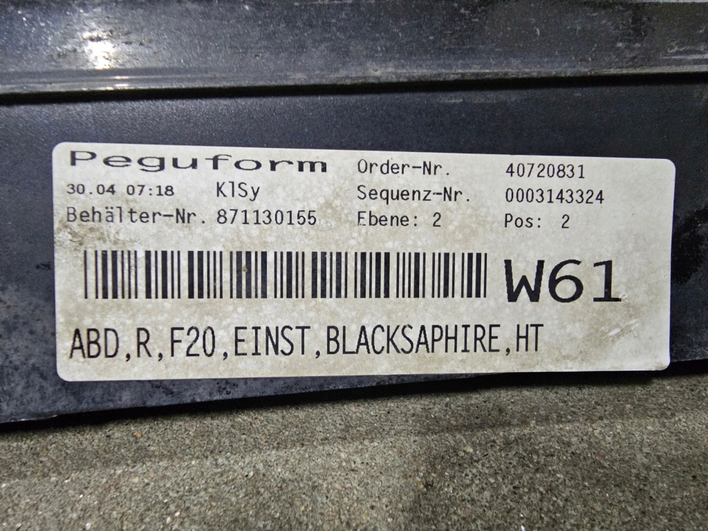 фото №6, Bmw 1 f20 2011-2015 молдинг порог правая 475 black saphire