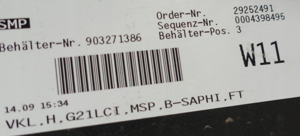 фото №13, Бампер задняя задний bmw 3 g21 lift m-pakiet 22-