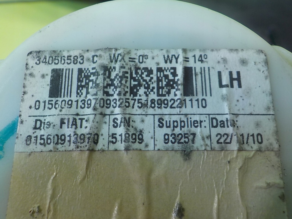 фото №5, Alfa romeo giulietta 1.4 t 11r hb pas безопасности левый перед 34054703