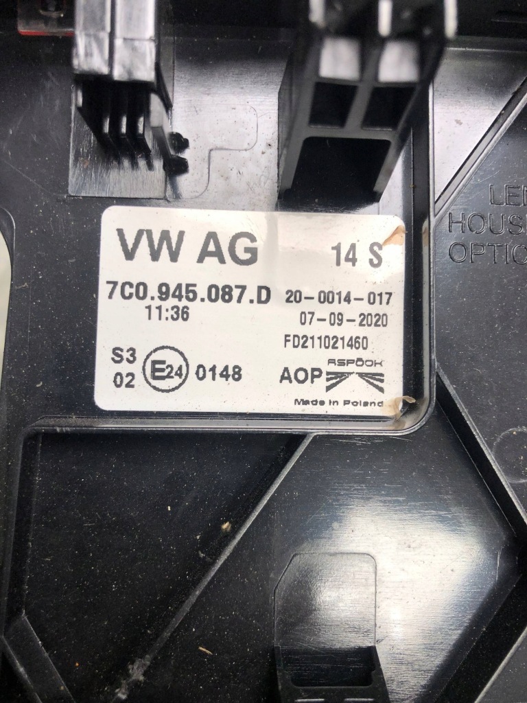 фото №6, Третій світло стоп vw crafter 7c0945087d