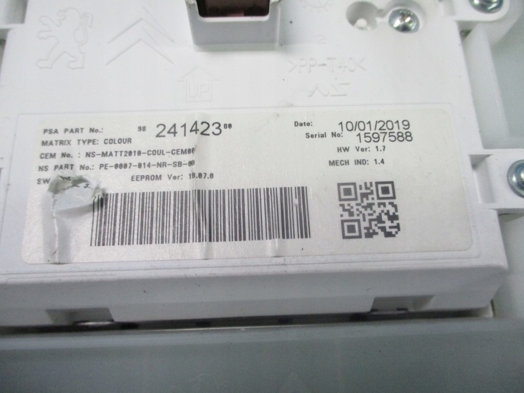 фото №6, Лічильник прилади peugeot 2008 982470828000