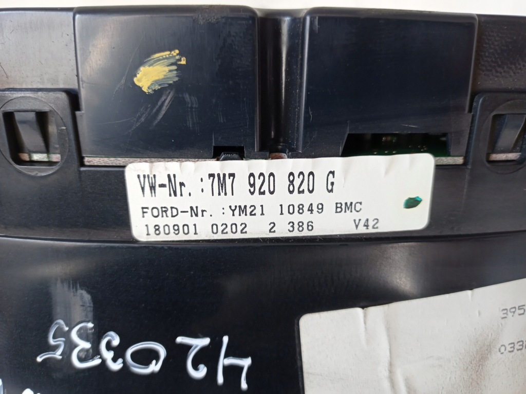 фото №5, Лічильник прилади alhambra 1.9 tdi 420 tyś 7m7920820g