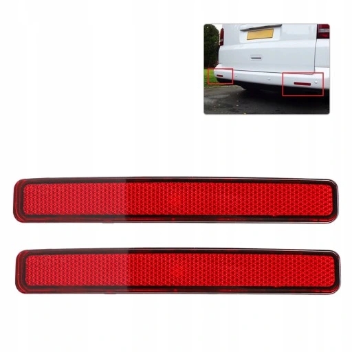 фото №12, Отражатель бампера заднего задняя vw transporter t5