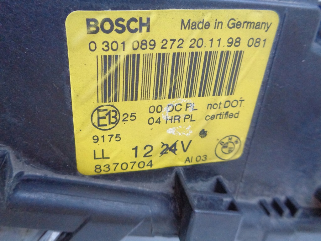 фото №10, Лампа правая bmw 3 e46 98-01 ксенон kompletny