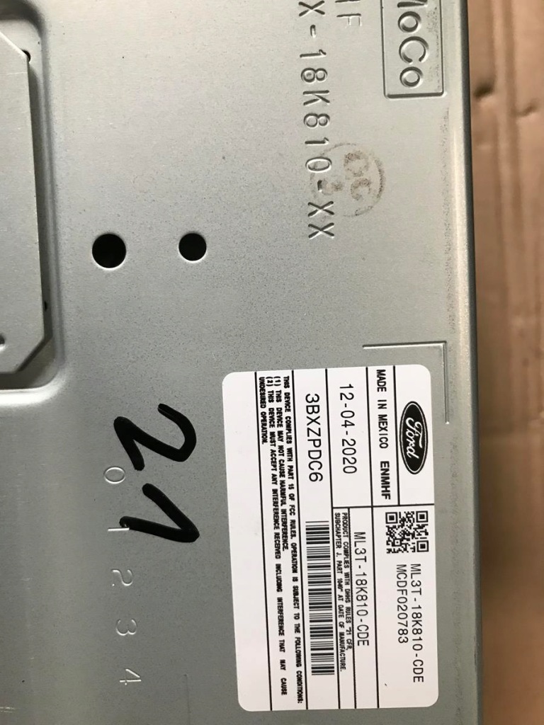 фото №3, Ford f150 2021-2022 навігація радіо консоль