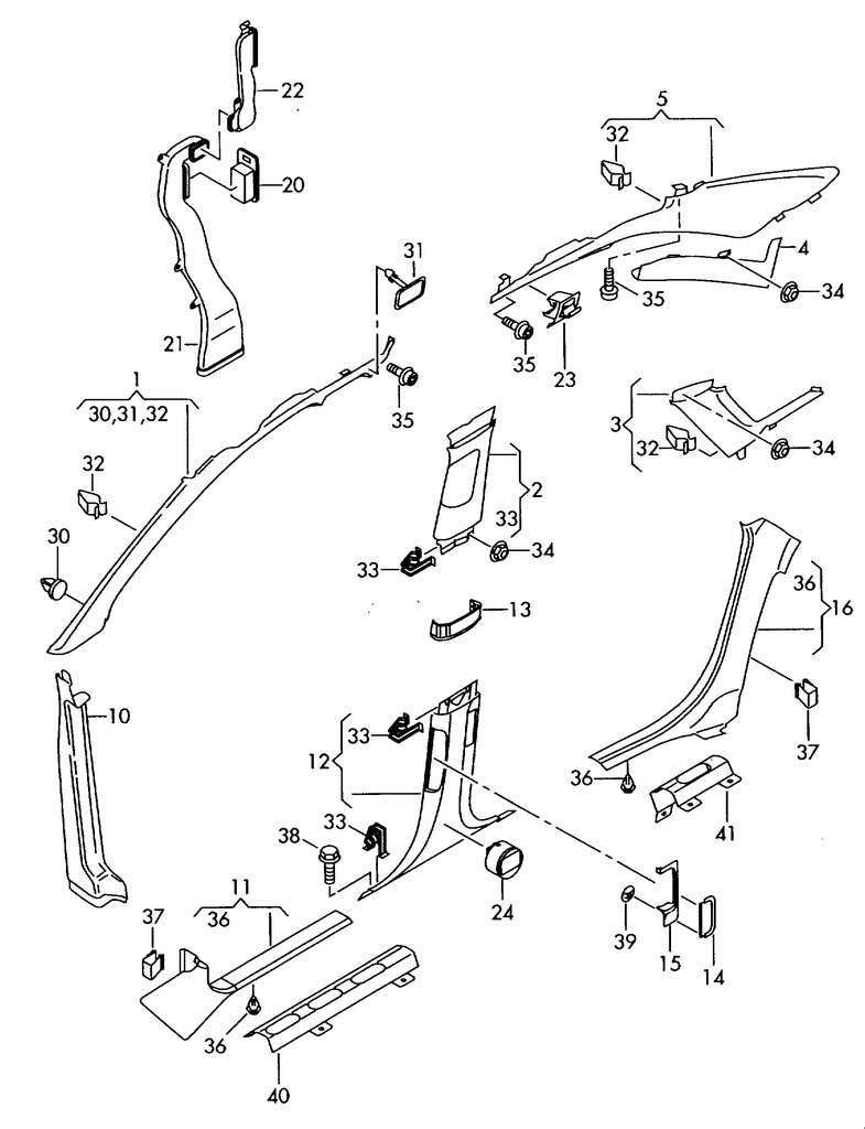 фото №10, 4e0867245c 31r обшивка стойка d левая a8 s8 d3 4e