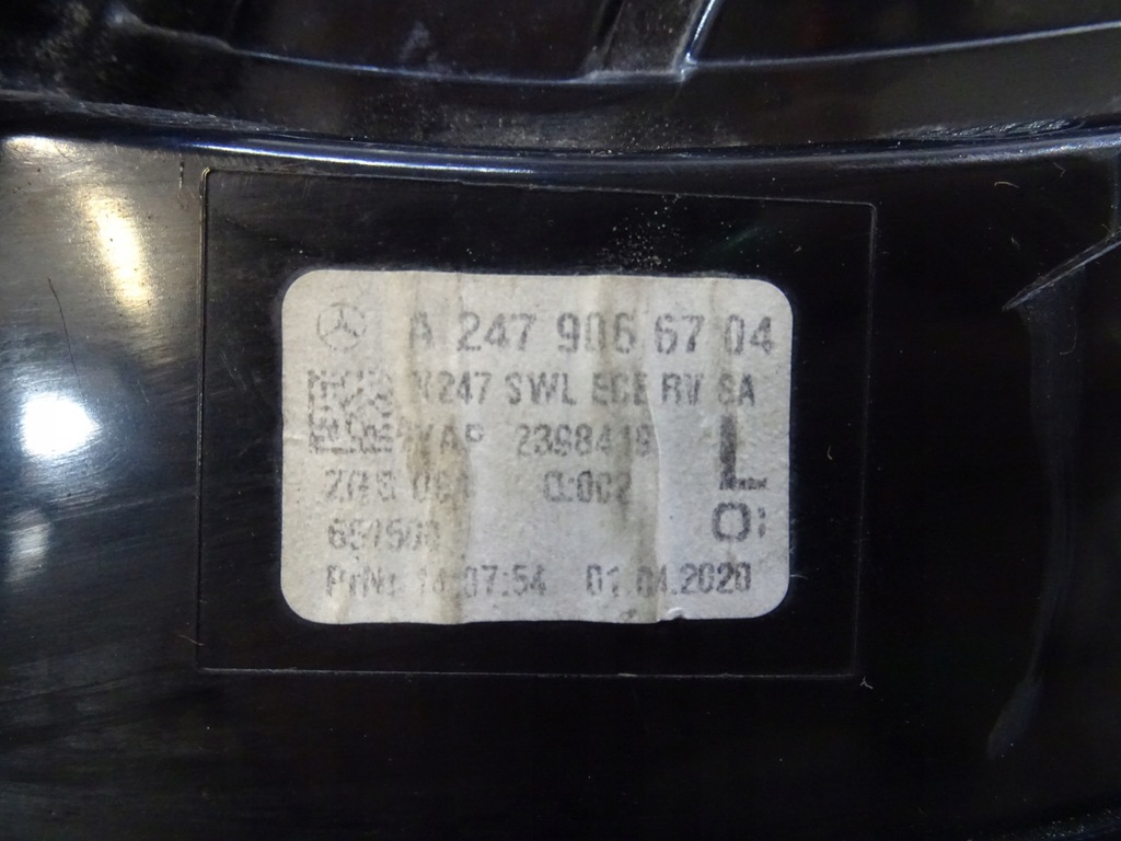 фото №10, Mercedes лампа левая задняя glb x247 w247 a2479066704 llu