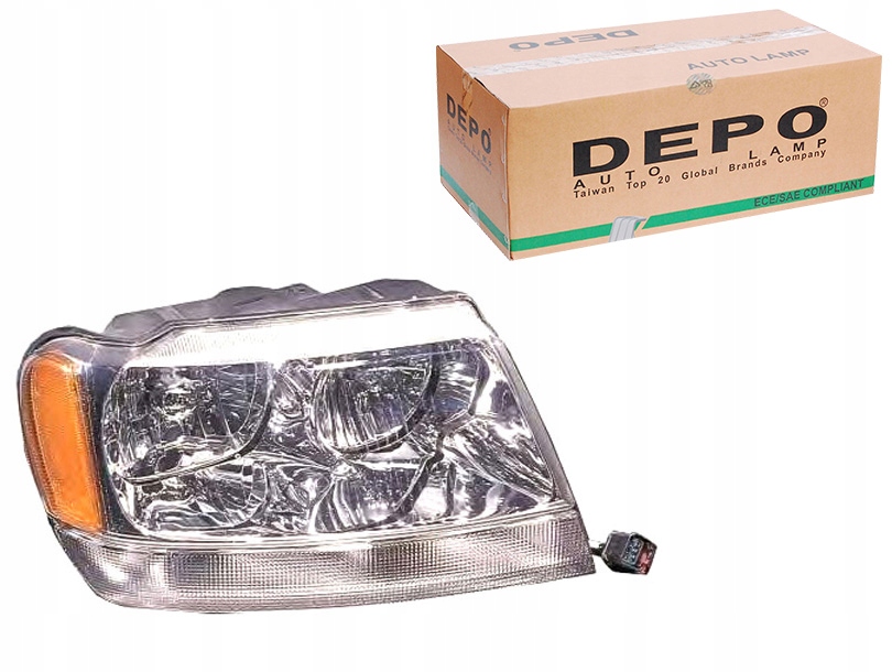 фото №1, Фара hb3/hb4 електричний колір вкладиш: хром