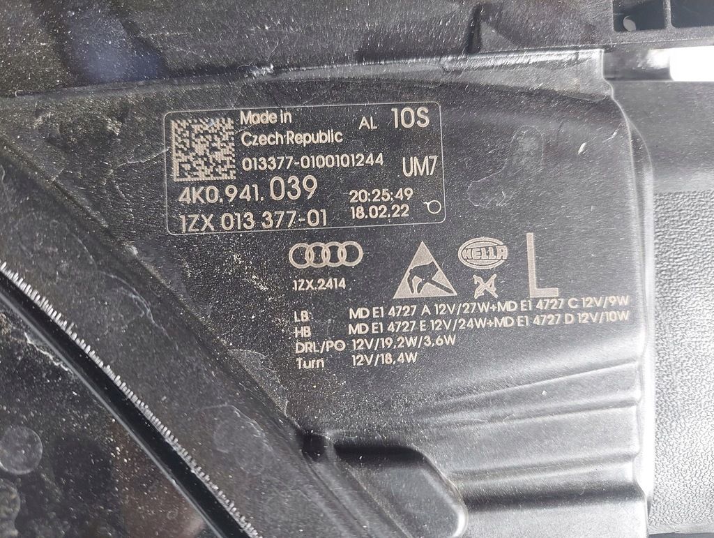 фото №9, Audi a6 c8 4k лампа левая перед передняя full led