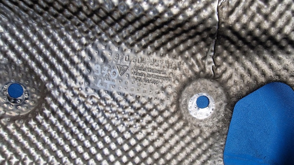 фото №7, Защита тепловая лист porsche panamera 4s 970 4.8 v8 2011