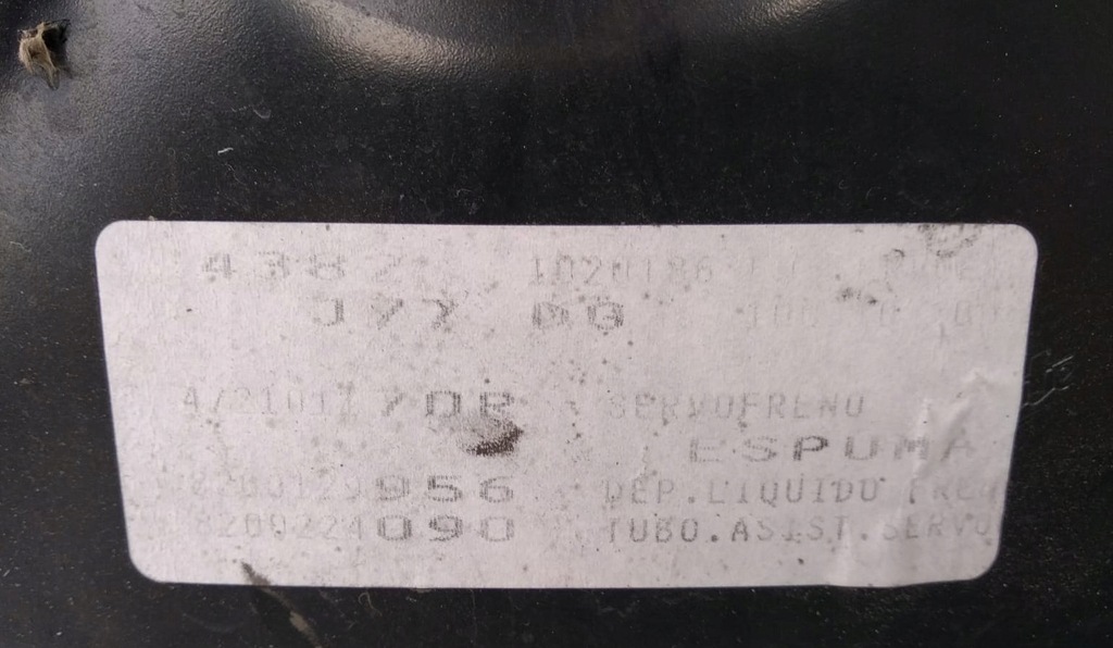 фото №3, Підсилювач гальм серво 03.786.4-12334 renault grand modus