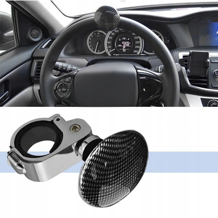 фото №6, Ручка керма кулька na кермо універсальна reguowana сталевий хомут