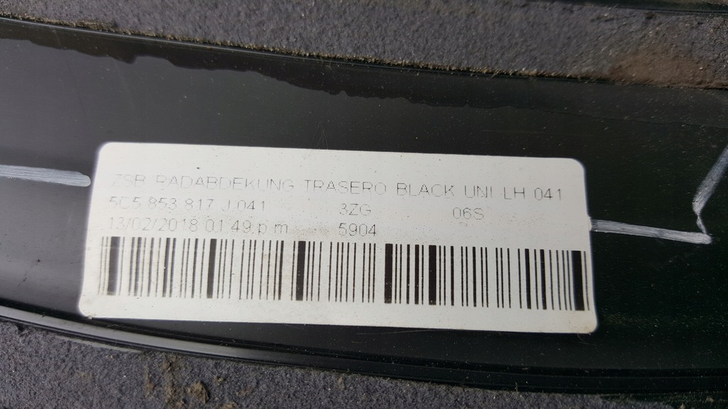 фото №12, Молдинг крыла le задняя vw beetle r-line 5c5853817j