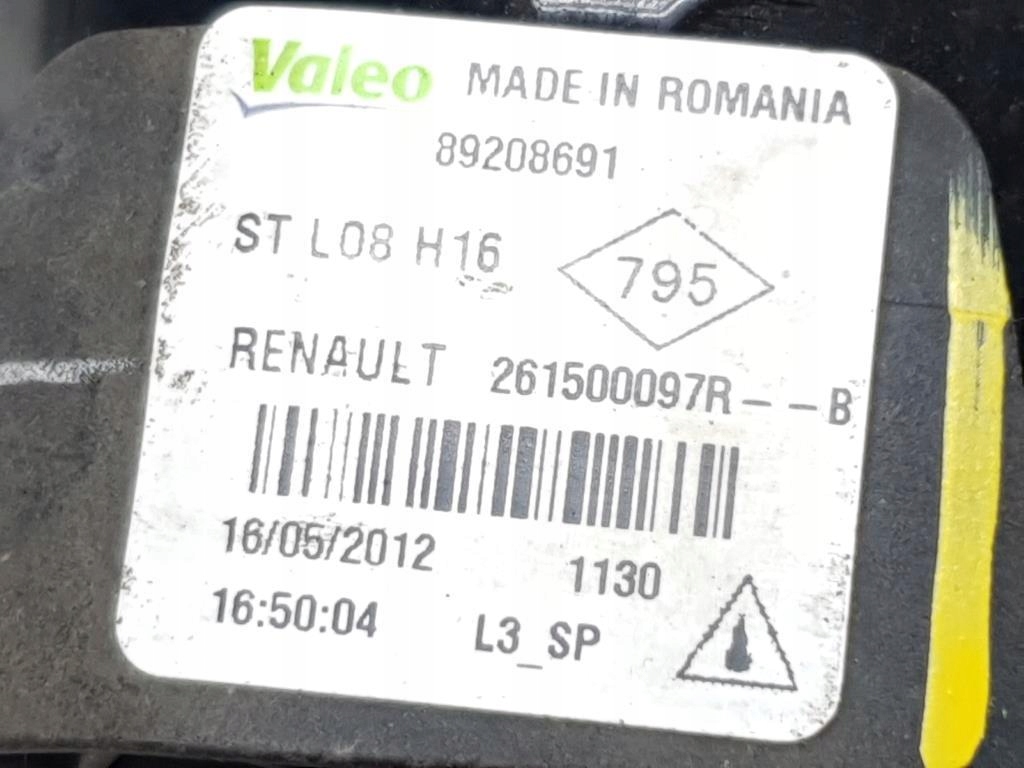 фото №5, Противотуманная фара левый renault scenic iii