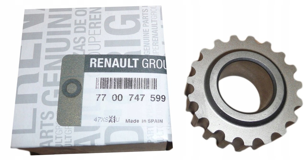 фото №1, Колесо нижние распределительного вала renault kangoo i 7700747599 оригинальный номер