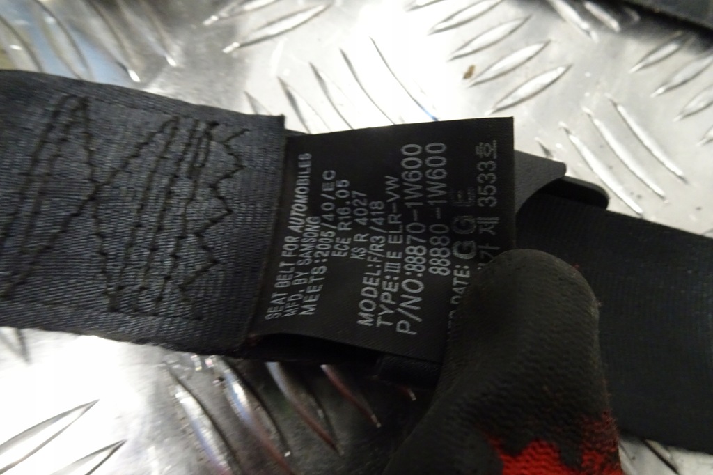 фото №4, Kia rio iii pas безпеки передній правий натягувач оригінал 2012-