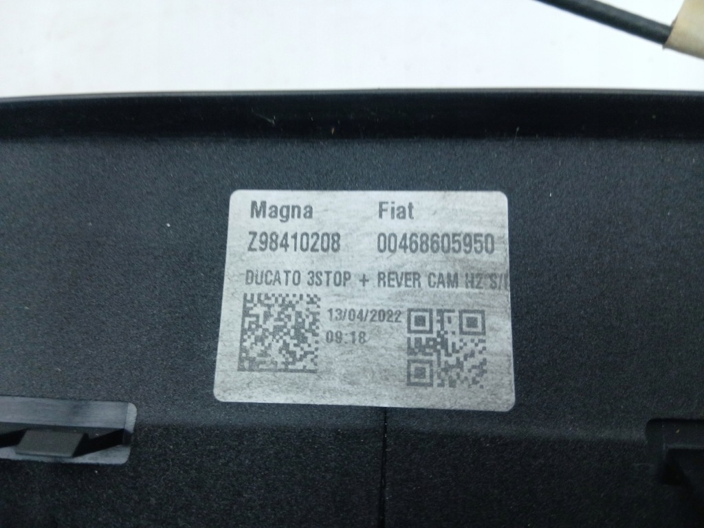 Fiat ducato iii рестайлинг  2023r камера заднего вида третий свет стоп оригинал с Разборки