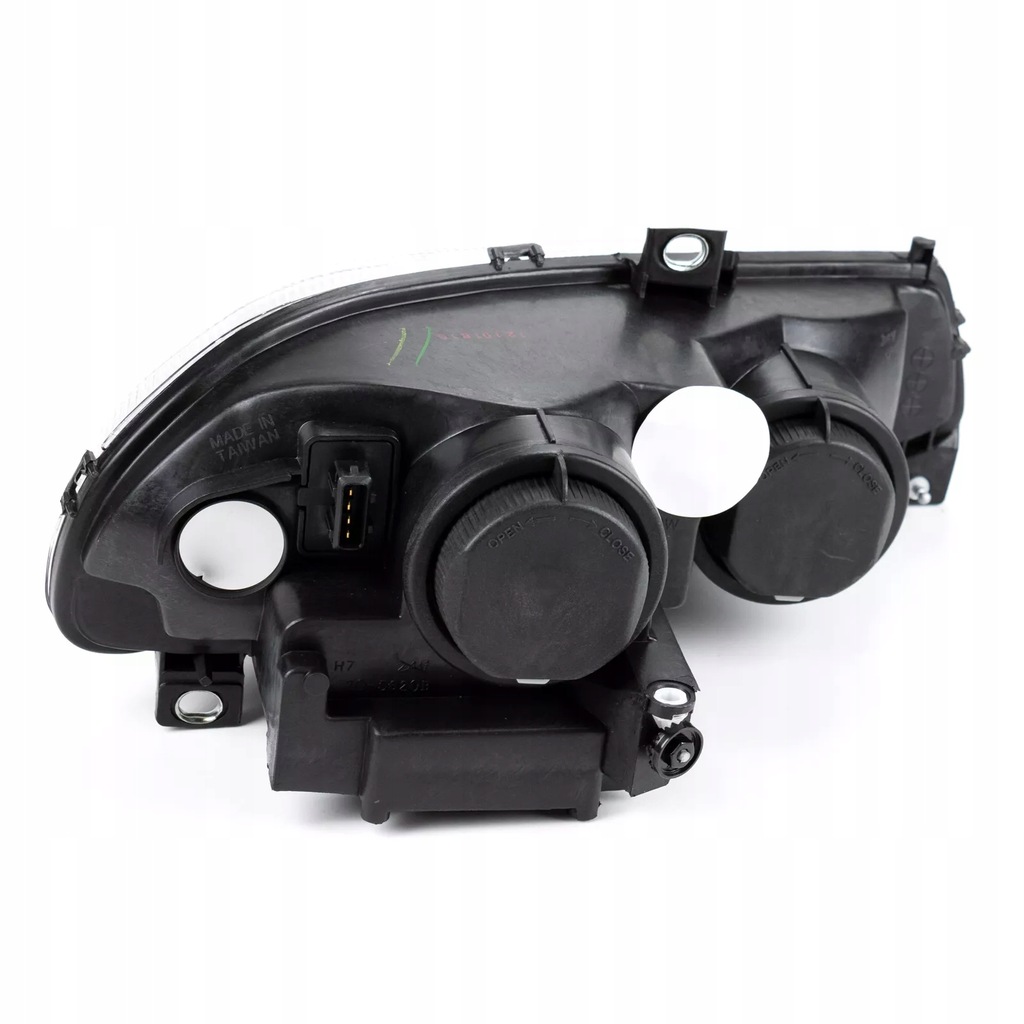 фото №12, Фара l h1/h7, електричний, колір вкладиш: чорний alfa romeo 156