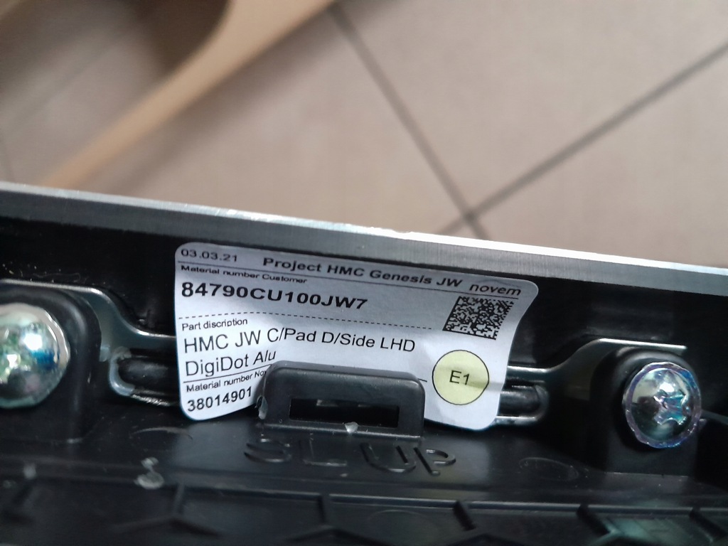 фото №10, Genesis gv60 ev панель кондиционера переключатели лента рамка кабель