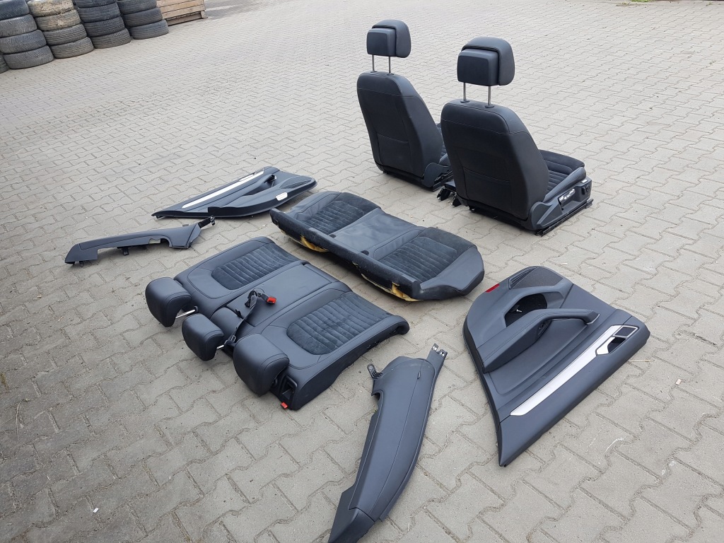 фото №5, Vw passat b8 14-18r sedan сидіння заднє сидіння alcantara