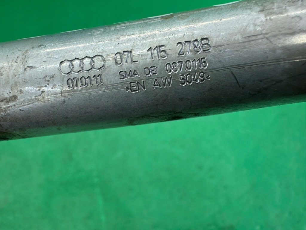 фото №9, Трубка труба тройник шланг оливи 07l115278b audi s6 c6 5.2 fsi v10 06- bxa