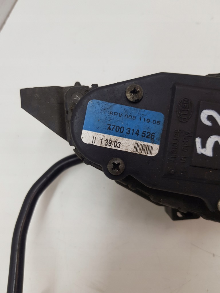 фото №2, Педаль газу renault master opel movano