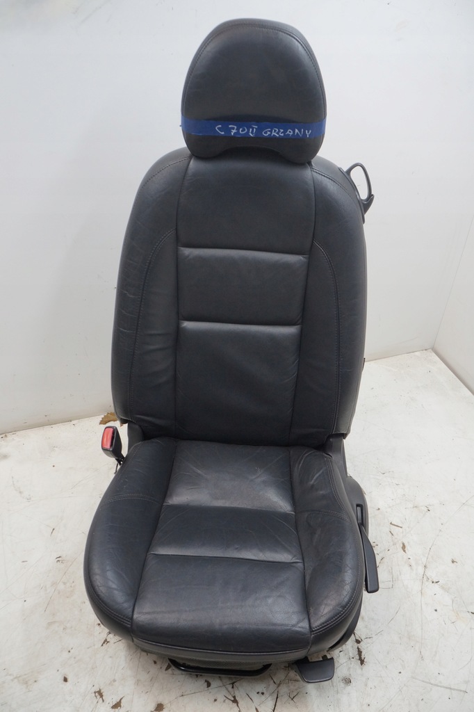 фото №5, Volvo c70 ii сиденье левый перед левый передний czarna кожа с подогревом