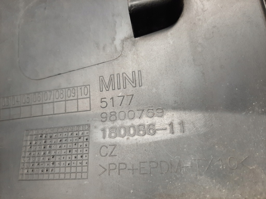 фото №4, Mini оригинальный номер 9800769 молдинг крыло