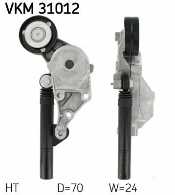 фото №12, Skf vkm 38872 ролик натяжителя, ремень клиновой многоручьевой