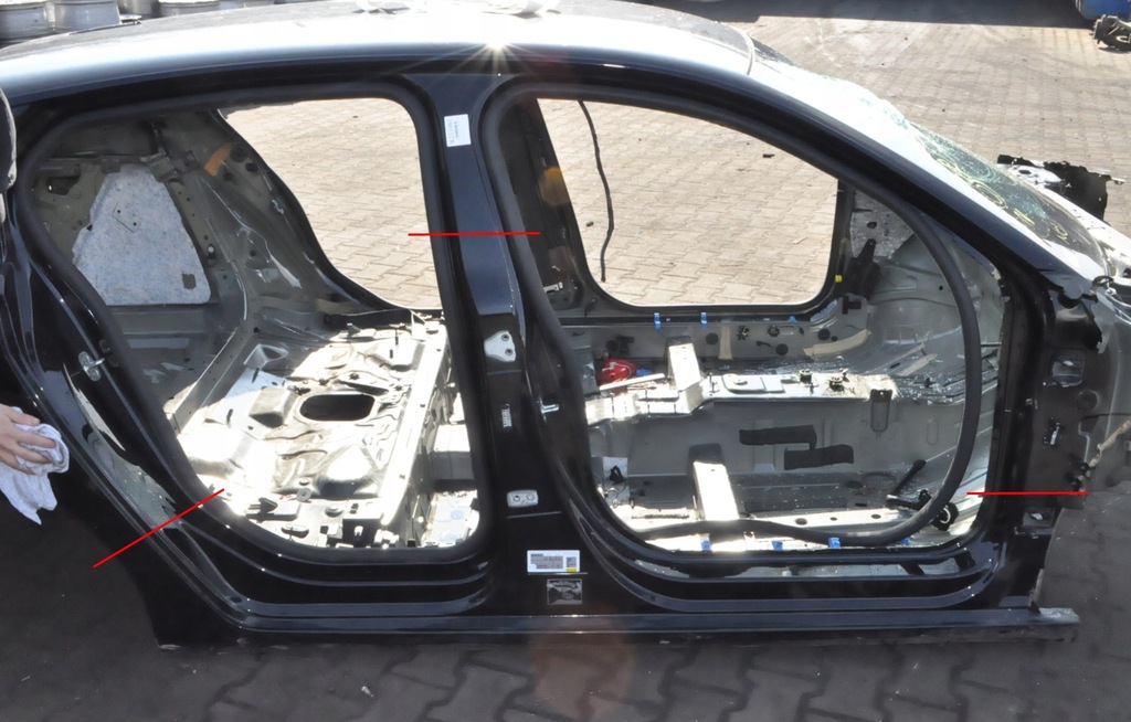 фото №1, Opel astra l hb блок двигуна поріг правий