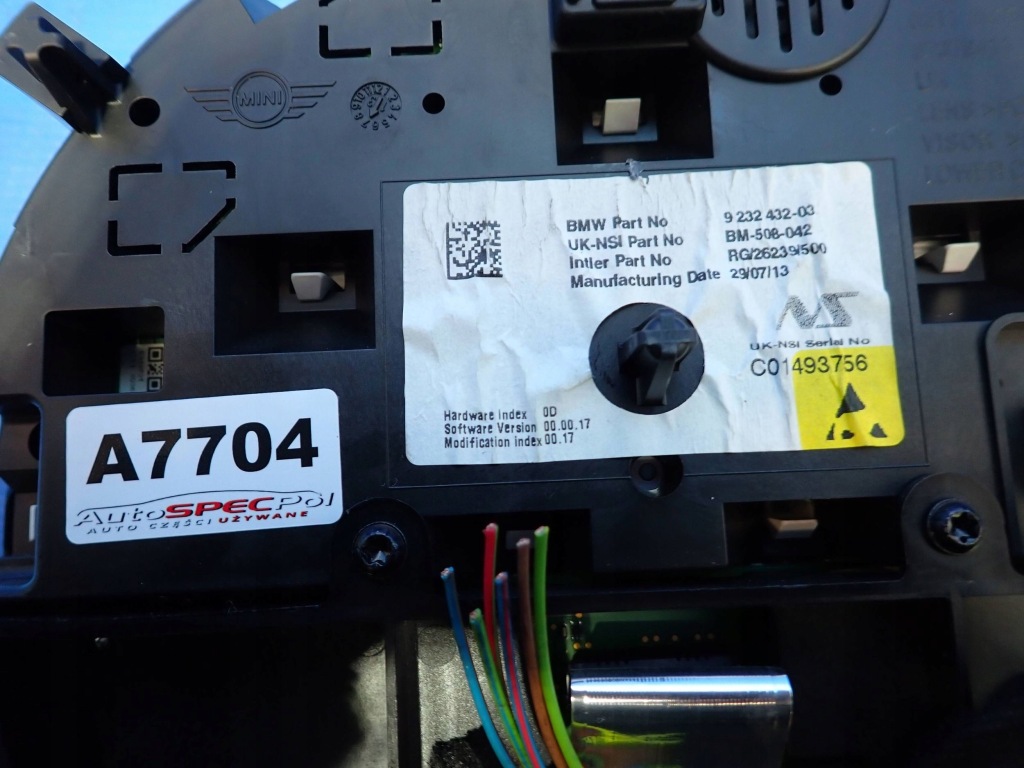 фото №4, Лічильник прилади mini cooper r56 9232432