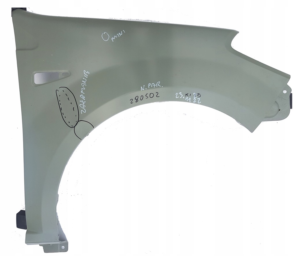 фото №1, Крила renault dacia sandero sd 08- 6001551026