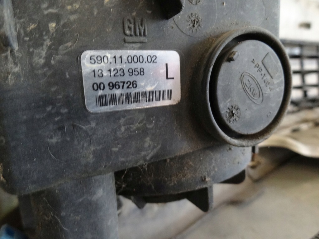 фото №14, Opel signum 2004 бампер передний pod ксеноны омыватель pdc z167