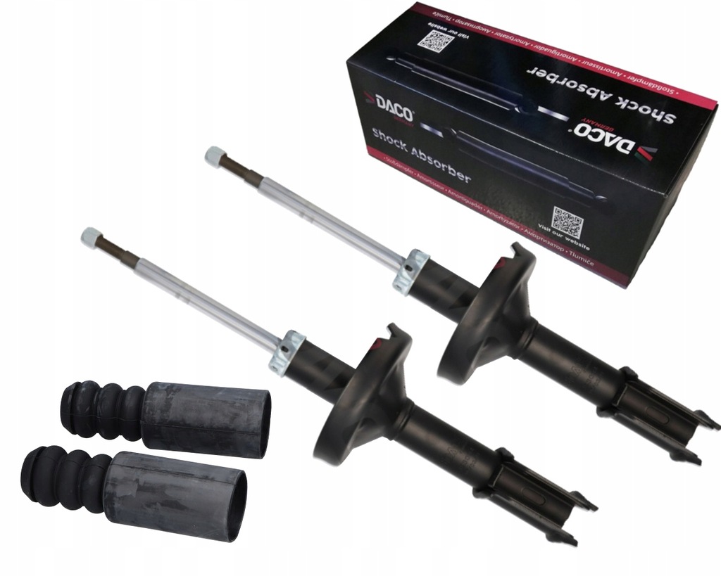 фото №1, Daco 2x амортизаторы + защита i отбойники renault twingo ii перед