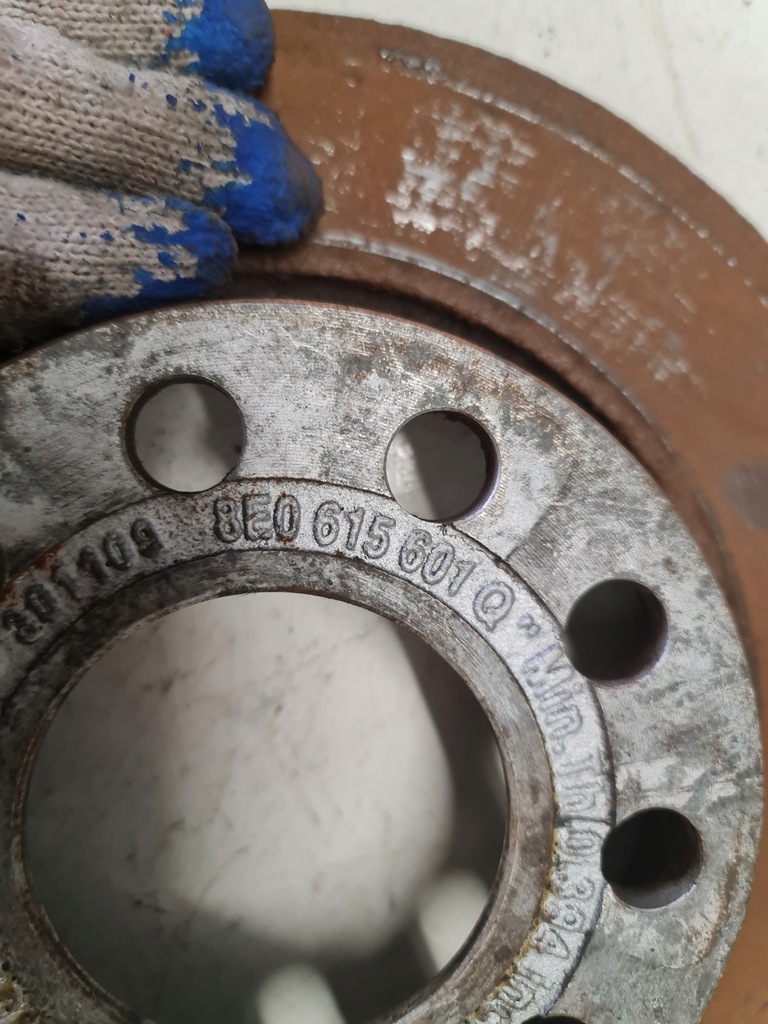 фото №9, Диск гальмівні диски задня audi a4 b6 b7 255mm 8e0615601q