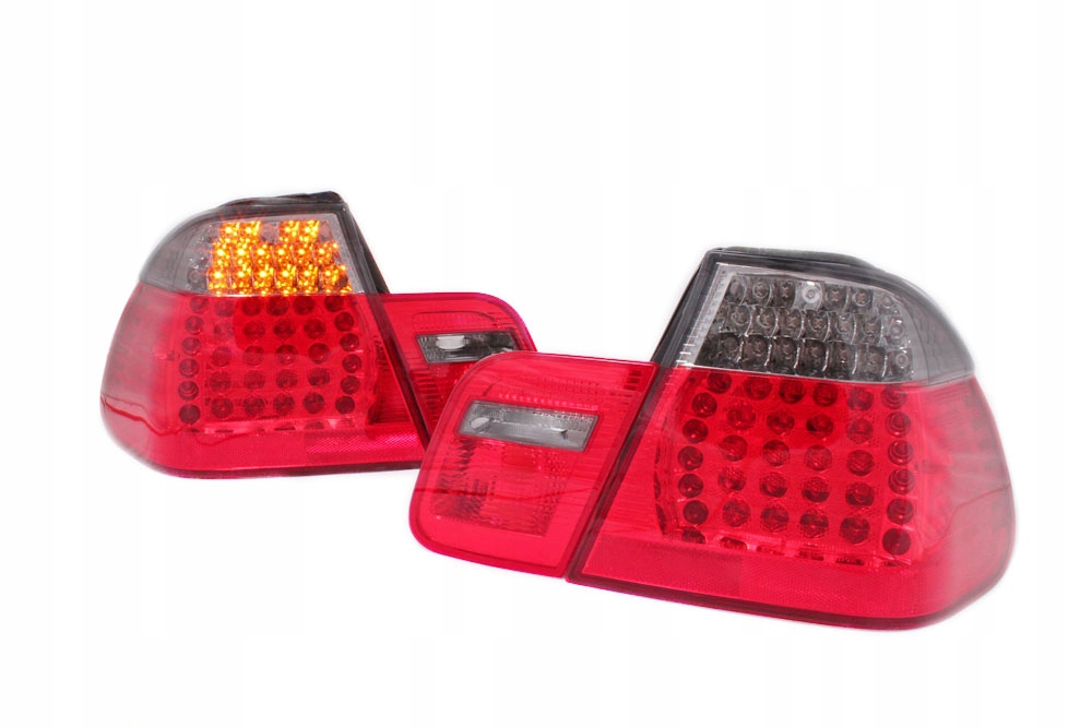 фото №1, Лампи задня bmw e46 cabrio red black led світлодіодний